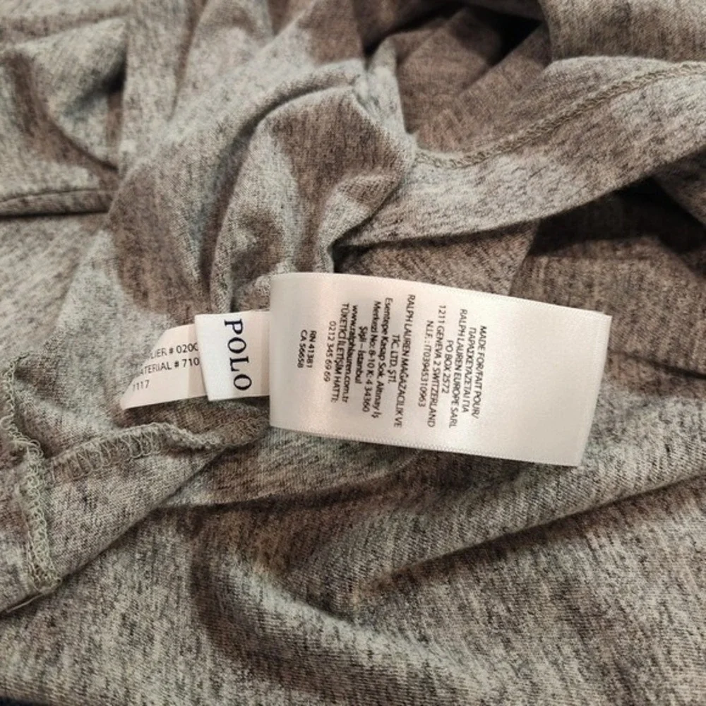 XL T Shirt Gray Ralph Lauren Pony Excellent